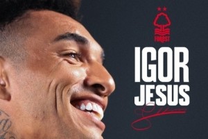 官方：森林签下博塔弗戈前锋I-热苏斯，他世俱杯对巴黎破门